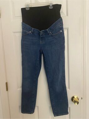 GAP Maternity Dark Blue Jeans with Black Support Panel